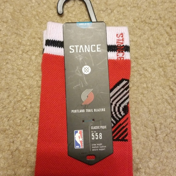 Stance Men's NBA Portland Trailblazers Socks - Picture 3 of 3
